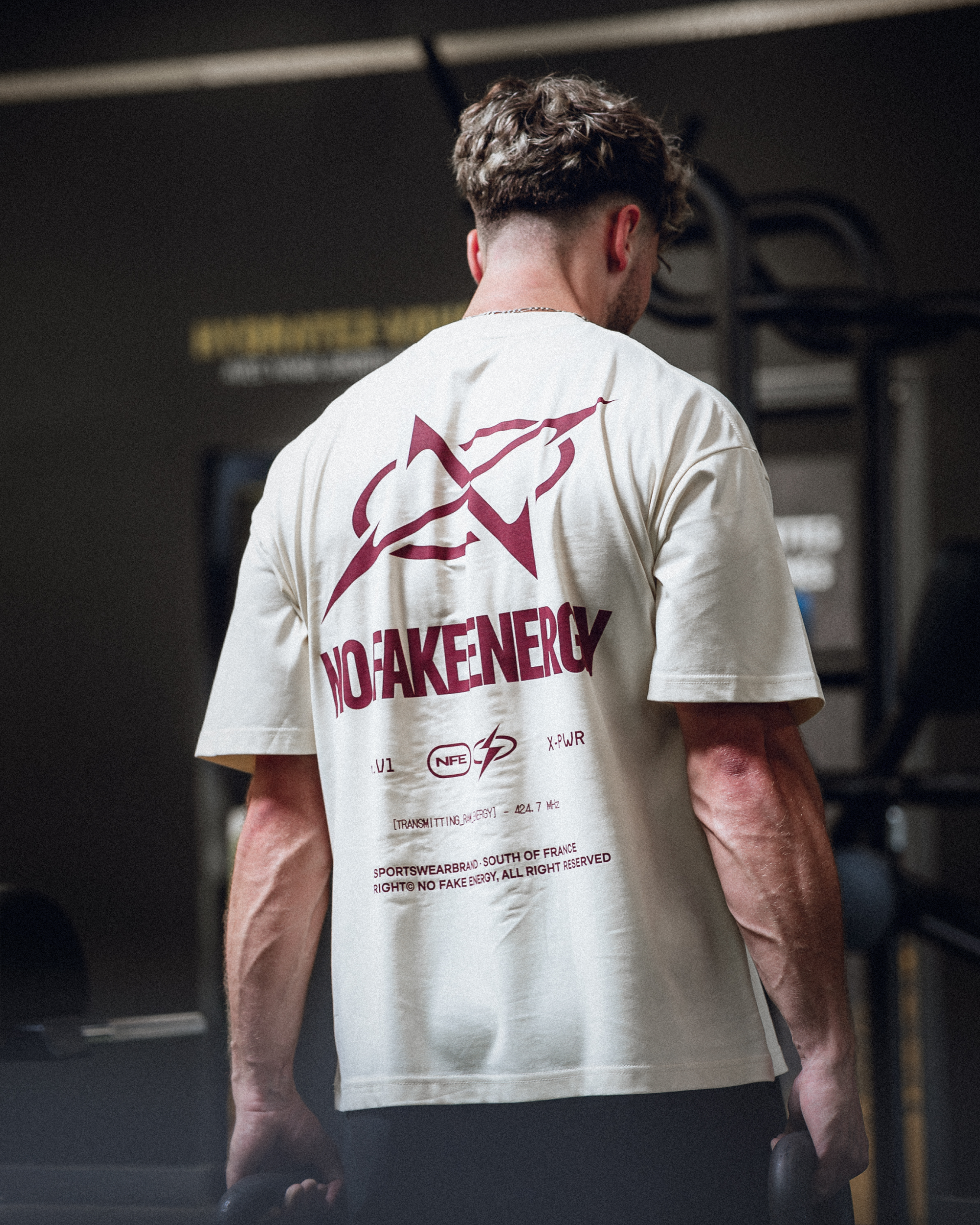 OVERSIZE NFE TSHIRT V1 CREME